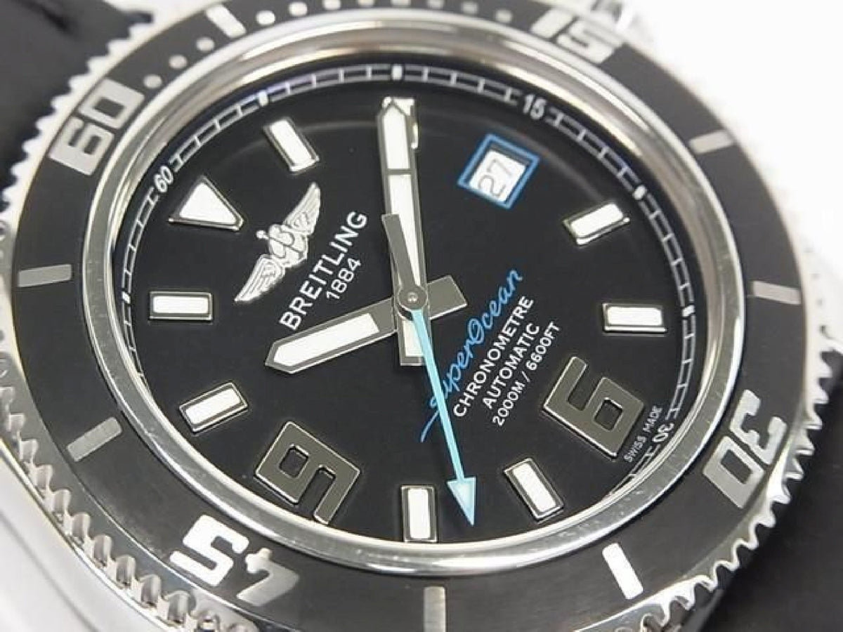 BREITLING Superocean 44 black A17391A8/BA79 Mens 193838529 hannari-shop