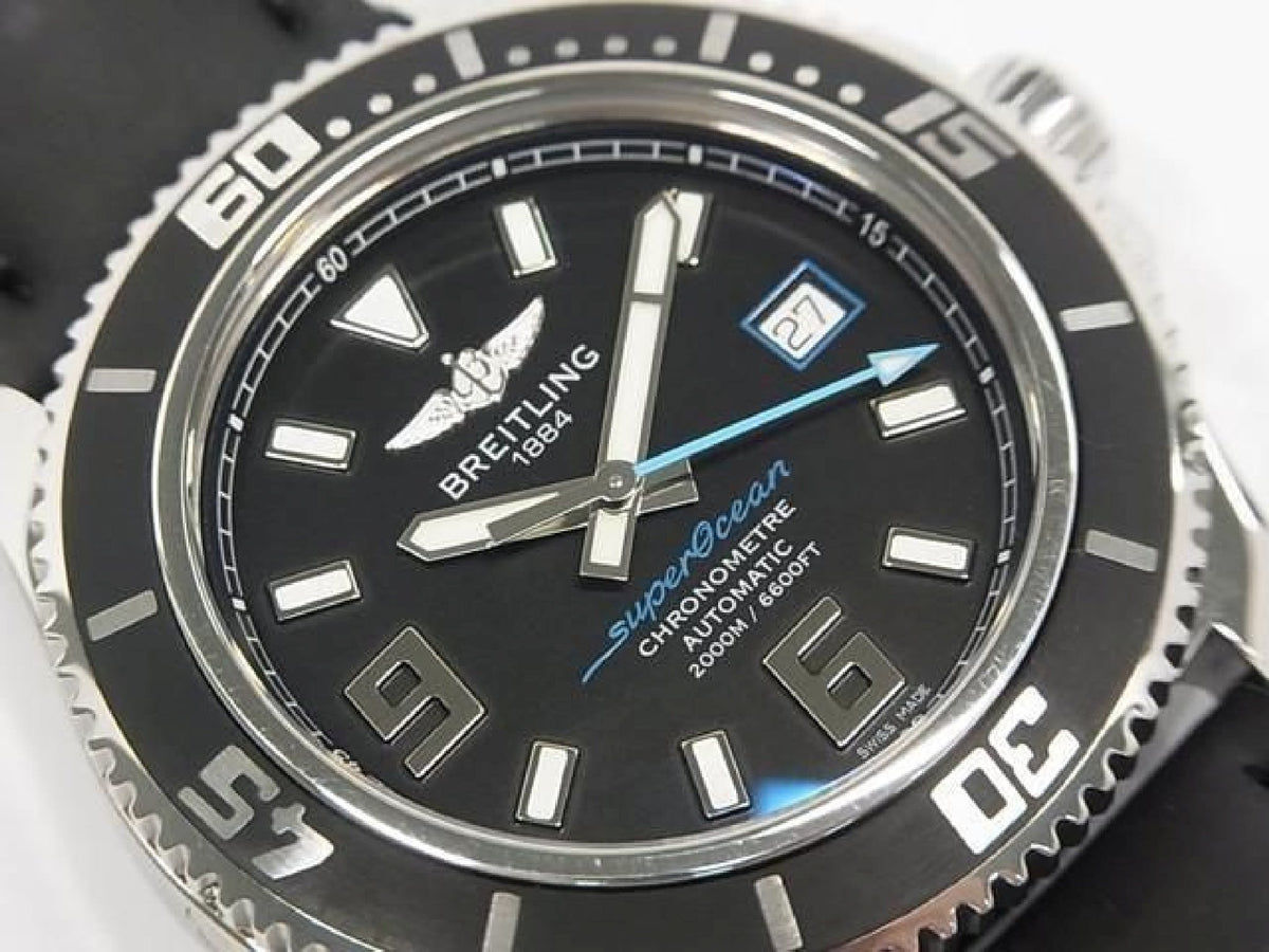 BREITLING Superocean 44 black A17391A8/BA79 Mens 193838529 hannari-shop