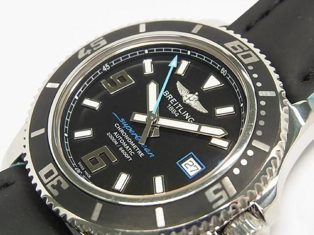 BREITLING Superocean 44 black A17391A8/BA79 Mens 193838529 hannari-shop