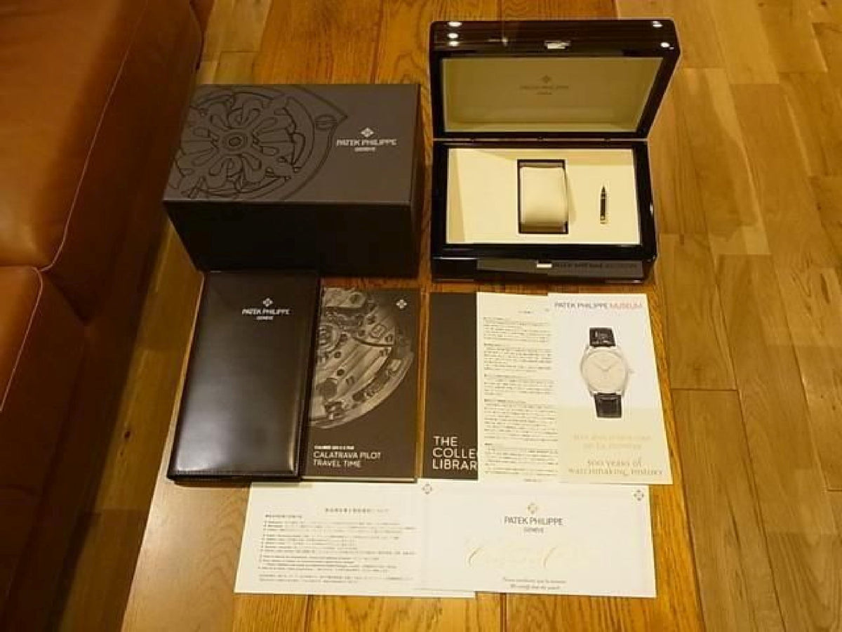 PATEK PHILIPPE Calatoraba Pilot's Travel Time medium 18KRG 7234R-001 Genuine goods Mens 193914877 hannari-shop