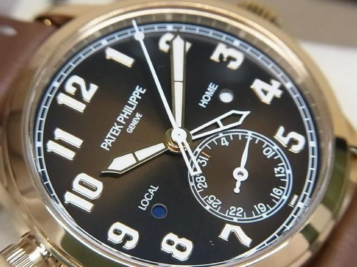 PATEK PHILIPPE Calatoraba Pilot's Travel Time medium 18KRG 7234R-001 Genuine goods Mens 193914877 hannari-shop