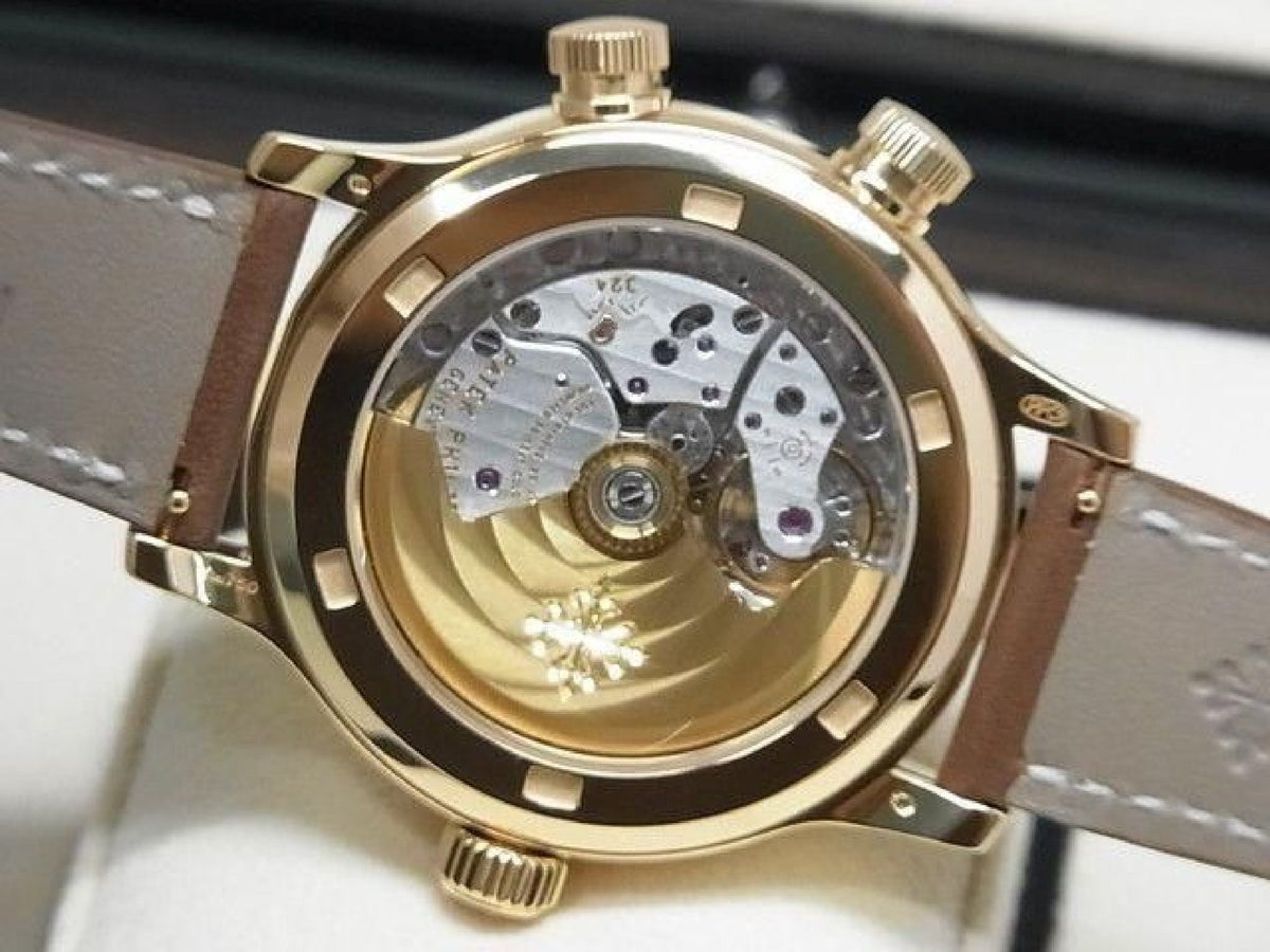 PATEK PHILIPPE Calatoraba Pilot's Travel Time medium 18KRG 7234R-001 Genuine goods Mens 193914877 hannari-shop