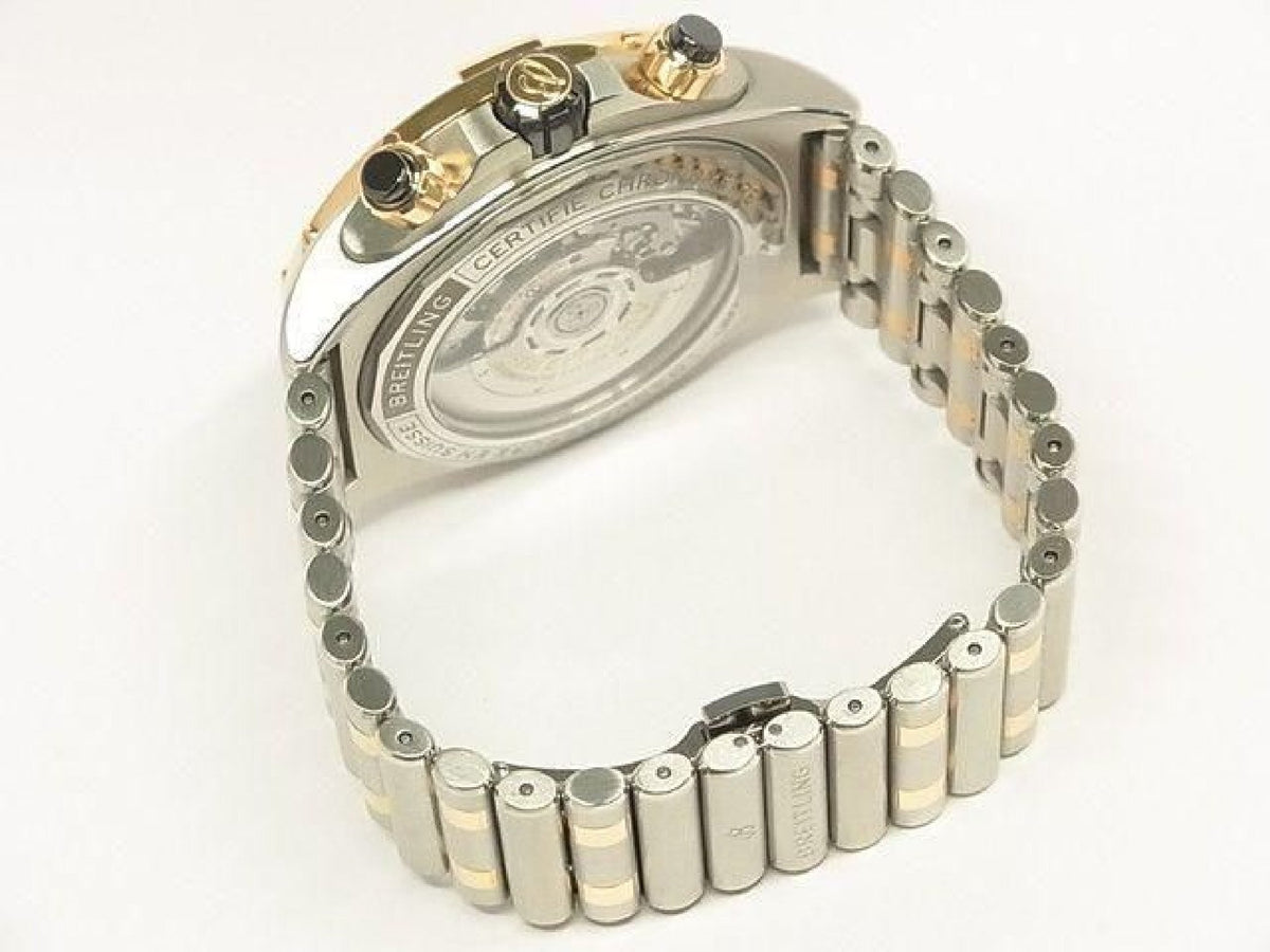 BREITLING Super Chrono Mat B01 44 SS x red gold UB0136 Bracelet Specification Mens 193917457 hannari-shop