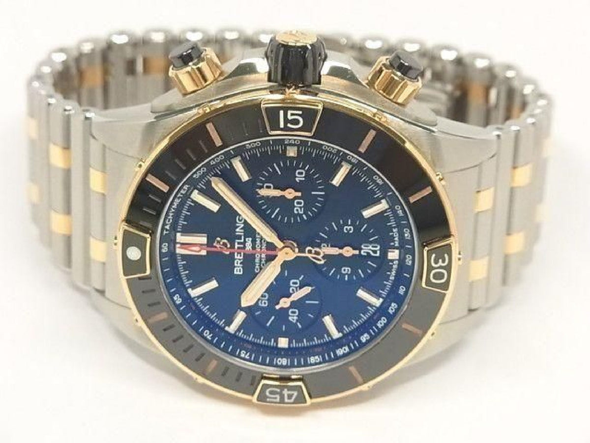 BREITLING Super Chrono Mat B01 44 SS x red gold UB0136 Bracelet Specification Mens 193917457 hannari-shop