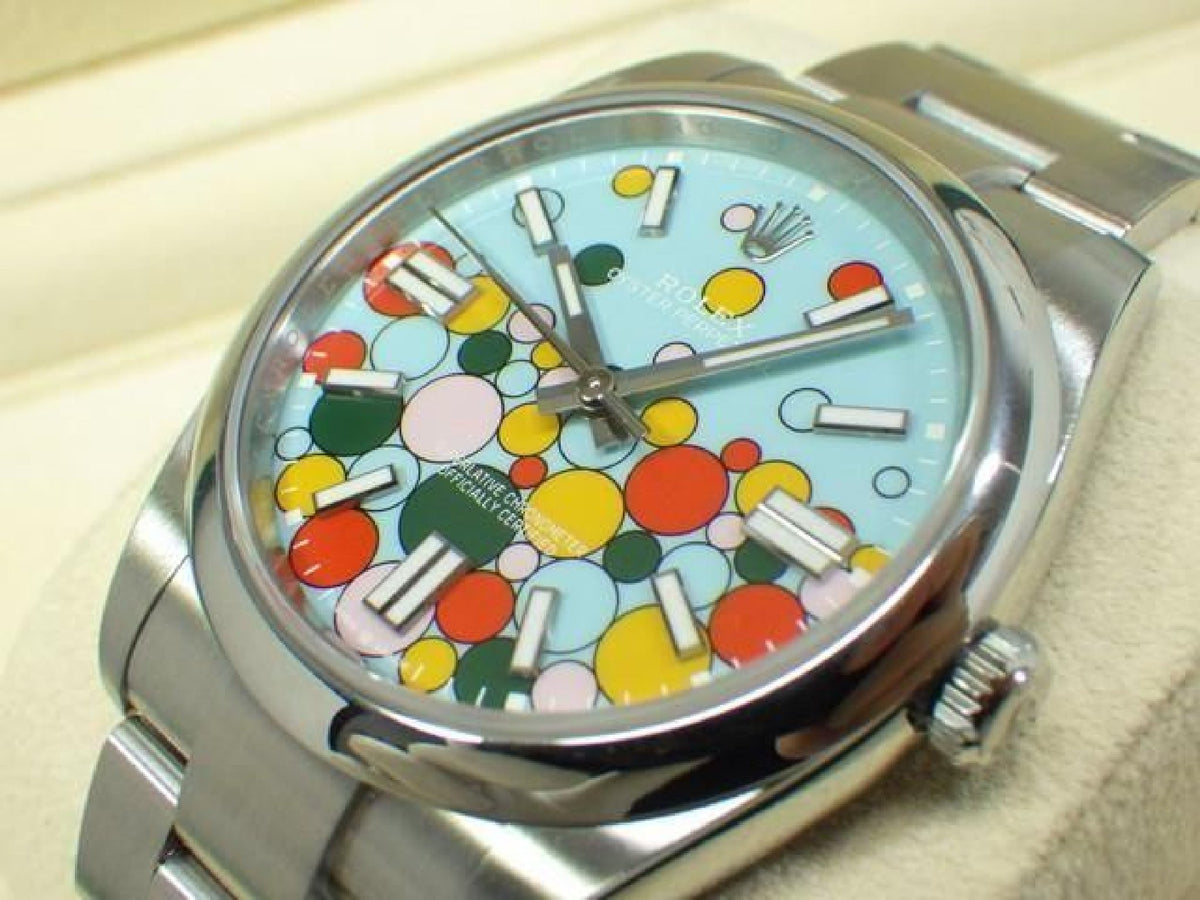 ROLEX Oyster PERPETUAL 41 Celebration motif 124300 unused Mens 193929943 hannari-shop