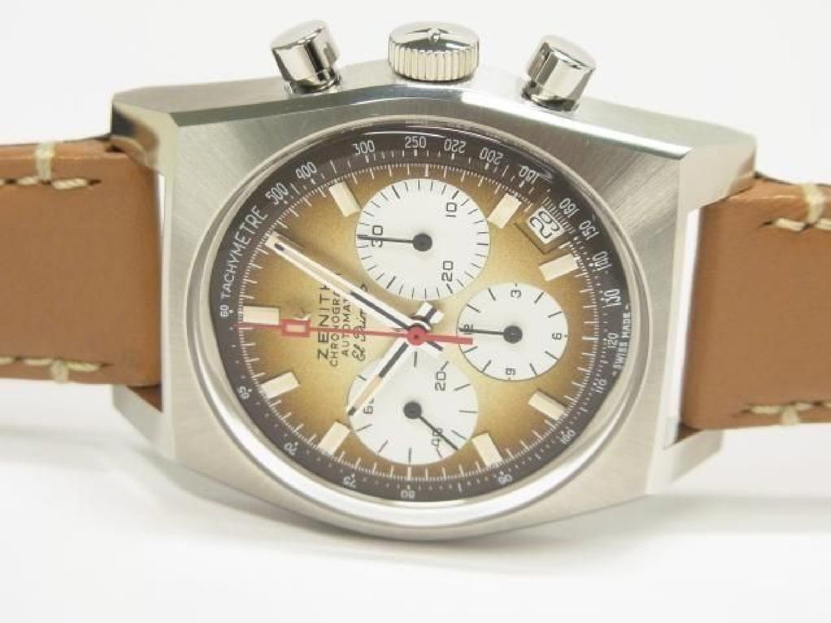 ZENITH Chrono Master Revival El Primero A385 Gradation brown 03.A384.400/385.C855 Mens 194243077 hannari-shop