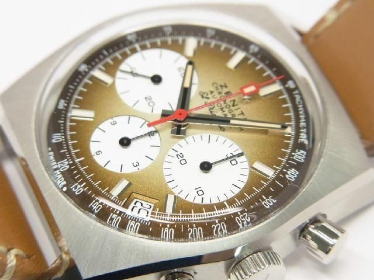 ZENITH Chrono Master Revival El Primero A385 Gradation brown 03.A384.400/385.C855 Mens 194243077 hannari-shop