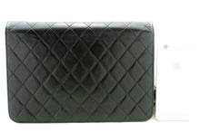 CHANEL Chain Shoulder Bag Clutch Black Quilted Flap Lambskin Purse n62 hannari-shop