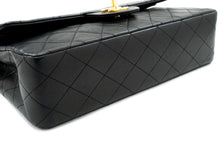 CHANEL Classic Double Flap Borsa a Spalla con Catena 10" in Pelle di Agnello Nera ag5 hannari-shop