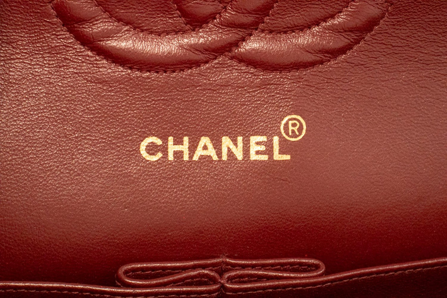 CHANEL Classic Double Flap 10" Chain Shoulder Bag Black Lambskin am1 hannari-shop
