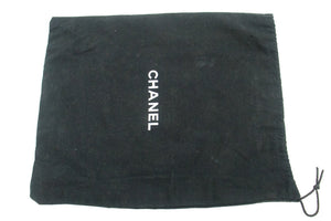 Borsa a tracolla CHANEL classica a doppia patta con catena da 10 pollici Pelle di agnello nera m19