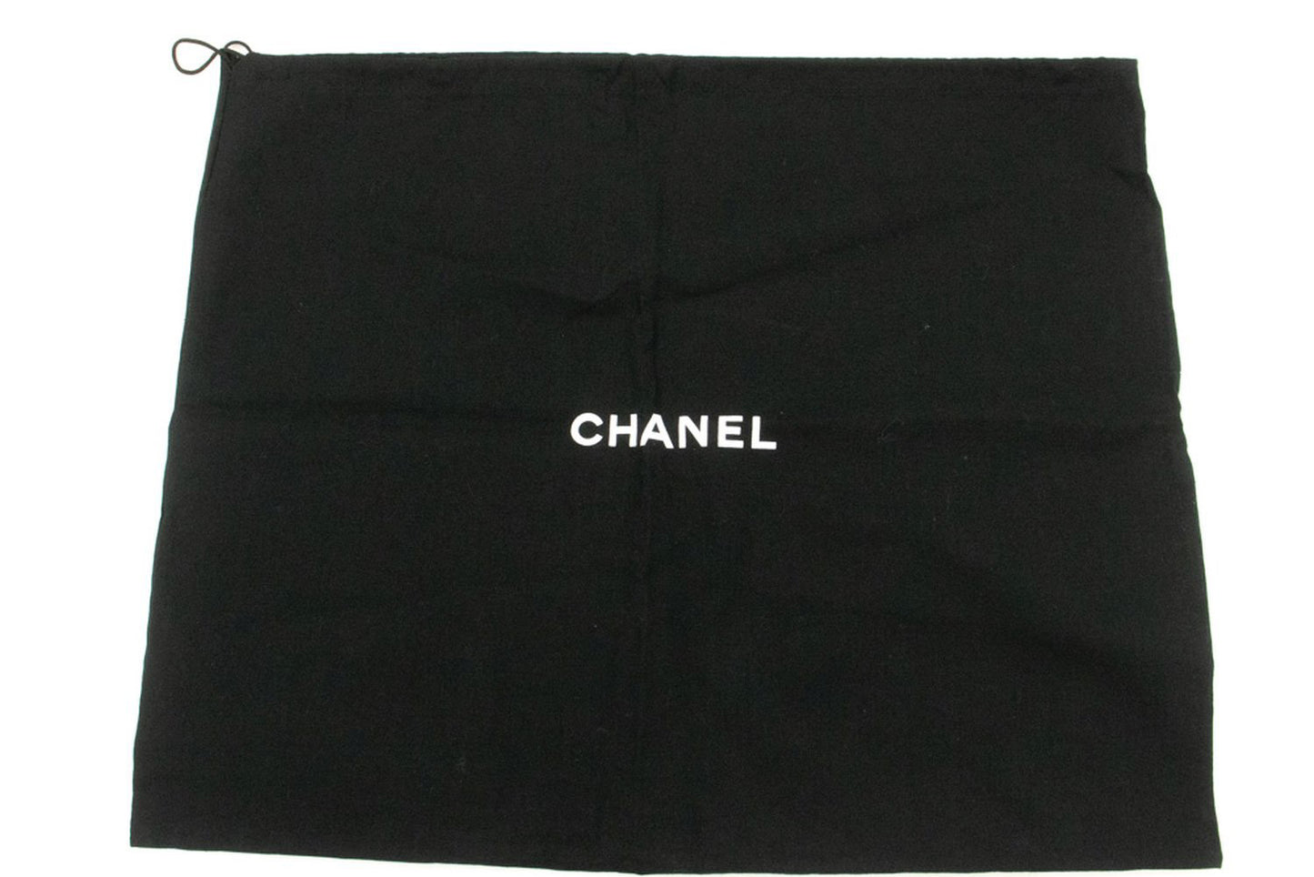 CHANEL Classic Double Flap 10" Chain Shoulder Bag Black Lambskin am9 hannari-shop
