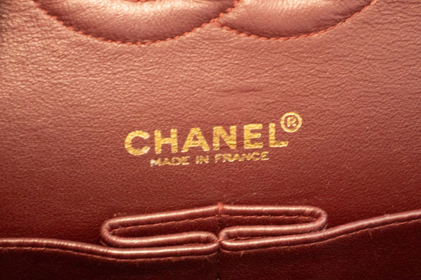 CHANEL Classic Double Flap 10" Chain Shoulder Bag Black Lambskin an1 hannari-shop