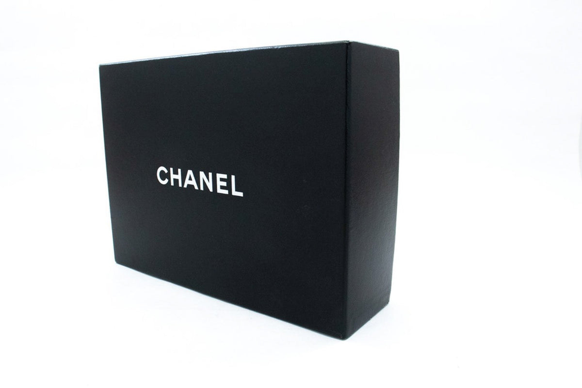 CHANEL Black Classic Wallet On Chain WOC Shoulder Bag Lambskin ap5 hannari-shop