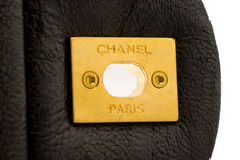 Chanel 2015 Chevron V-Stitch lederen schoudertas met kettingklep i80