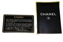 CHANEL Classic Double Flap 10" Chain Shoulder Bag Black Lambskin m77 hannari-shop