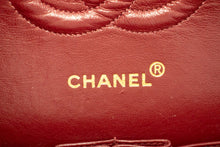 CHANEL Classic Double Flap 10" Chain Shoulder Bag Black Lambskin m77 hannari-shop