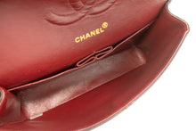 CHANEL Classic Double Flap 10" Chain Shoulder Bag Black Lambskin m77 hannari-shop