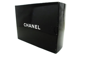 CHANEL Classic Double Flap 10" Chain Shoulder Bag Black Lambskin m75 hannari-shop