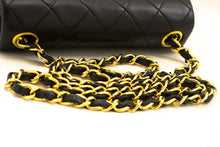 CHANEL Mini Square Small Chain Shoulder Bag Crossbody Black Lamb m44 hannari-shop