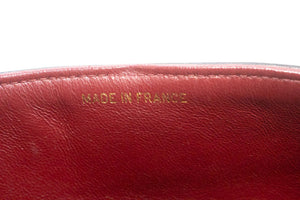 CHANEL Classic Double Flap 9" Chain Shoulder Bag Black Lambskin L41 hannari-shop