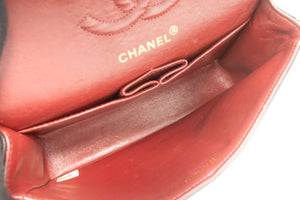CHANEL Classic Double Flap 9" Chain Shoulder Bag Black Lambskin L41 hannari-shop