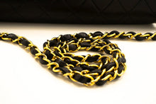 CHANEL Small Chain Shoulder Bag Clutch Black Quilted Flap Lambskin n79 hannari-shop