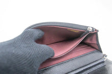 CHANEL Grained Calfskin Wallet On Chain WOC Black Shoulder Bag n94 hannari-shop