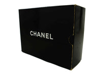 CHANEL Classic Double Flap 10" Chain Shoulder Bag Black Lambskin p18 hannari-shop