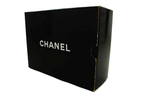 CHANEL Classic Double Flap 10" Chain Shoulder Bag Black Lambskin p18 hannari-shop