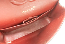 CHANEL Classic Double Flap 10" Chain Shoulder Bag Black Lambskin p21 hannari-shop
