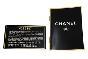 CHANEL Classic Double Flap 10" Chain Shoulder Bag Black Lambskin p29 hannari-shop