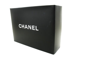 CHANEL Classic Double Flap 10" Chain Shoulder Bag Black Lambskin p29 hannari-shop