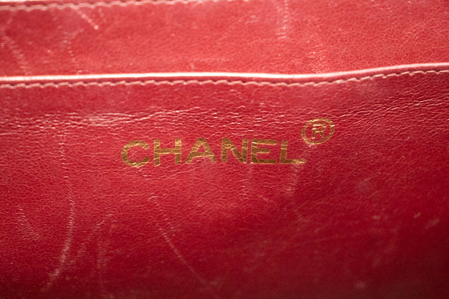 CHANEL Classic Large 13" Flap Chain Shoulder Bag Black Lambskin j74