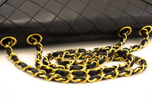 CHANEL Borsa a tracolla a catena classica vintage con patta singola trapuntata in agnello L11