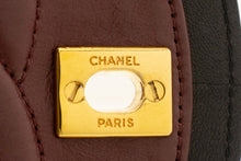 CHANEL Borsa a tracolla a catena classica vintage con patta singola trapuntata in agnello L11