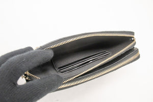 CHANEL Lammleder Perlen Geldbörse an Kette WOC Doppelreißverschluss Kettentasche L17