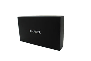 CHANEL Lammleder Perlen Geldbörse an Kette WOC Doppelreißverschluss Kettentasche L17