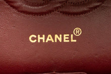 CHANEL Classic Double Flap 10" Chain Shoulder Bag Black Lambskin p10 hannari-shop