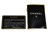 CHANEL Classic Double Flap 10" Chain Shoulder Bag Black Lambskin p99 hannari-shop