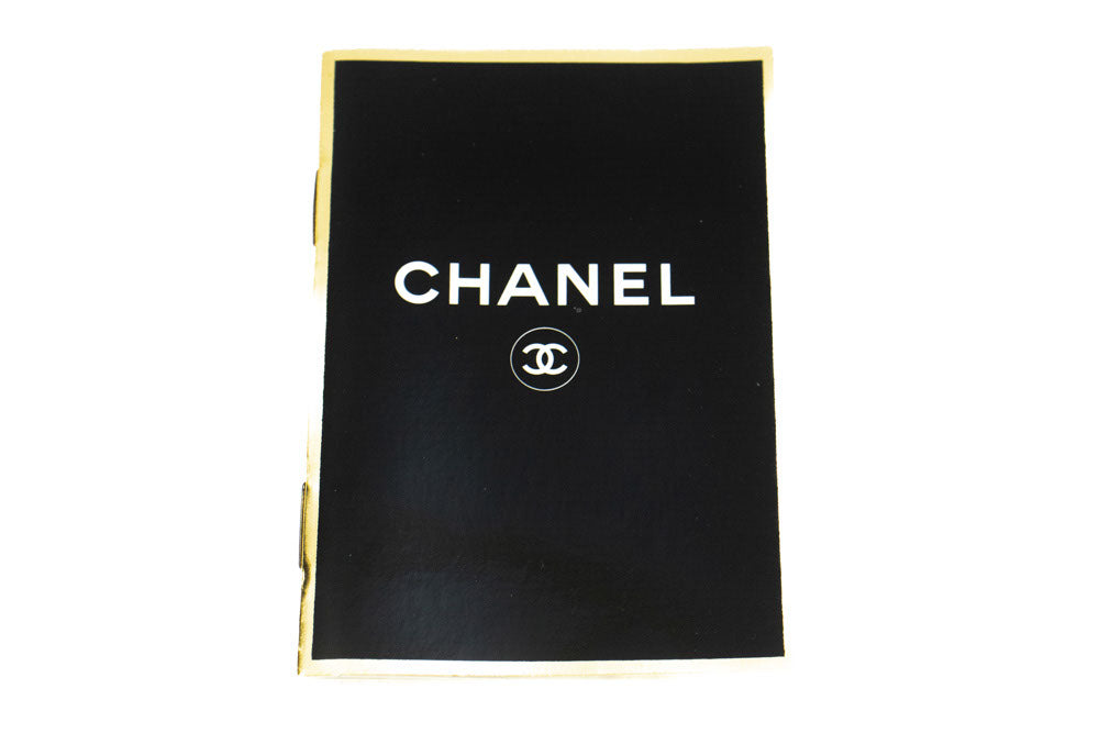 CHANEL Classic Double Flap 10" Chain Shoulder Bag Black Lambskin ad8 hannari-shop
