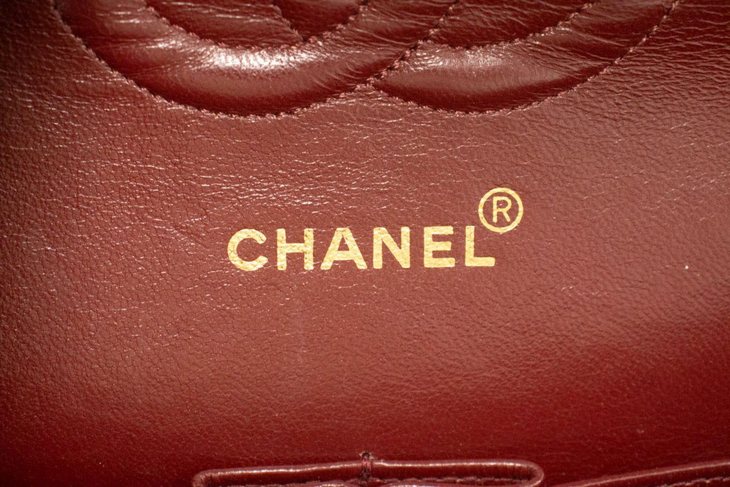 CHANEL Classic Double Flap 10" Chain Shoulder Bag Black Lambskin ad8 hannari-shop