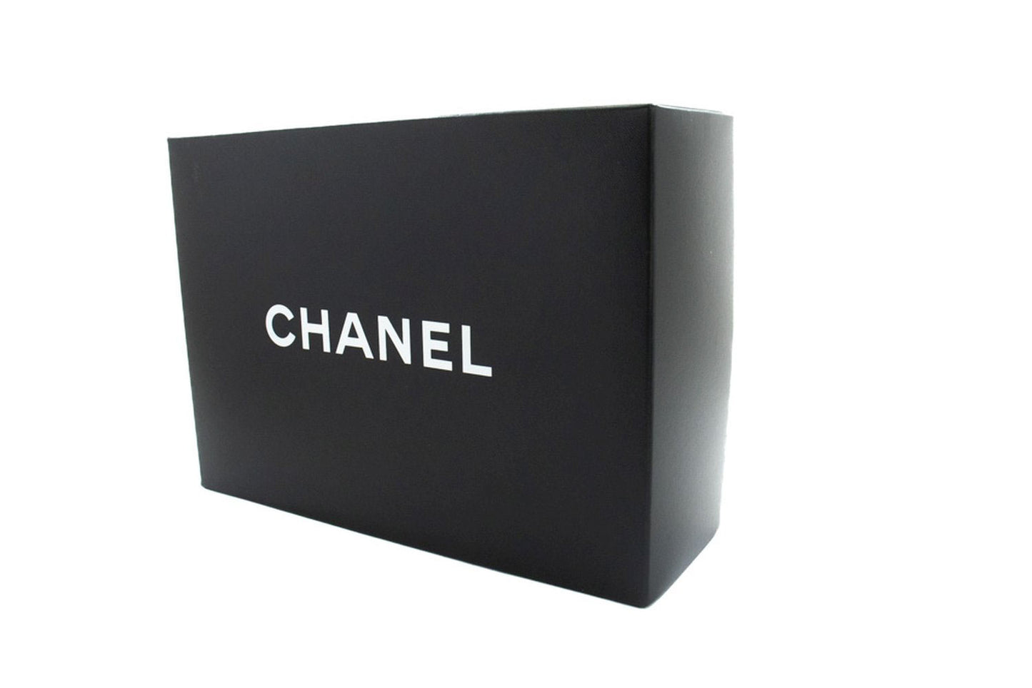 CHANEL Classic Double Flap 10" Chain Shoulder Bag Black Lambskin ac9 hannari-shop
