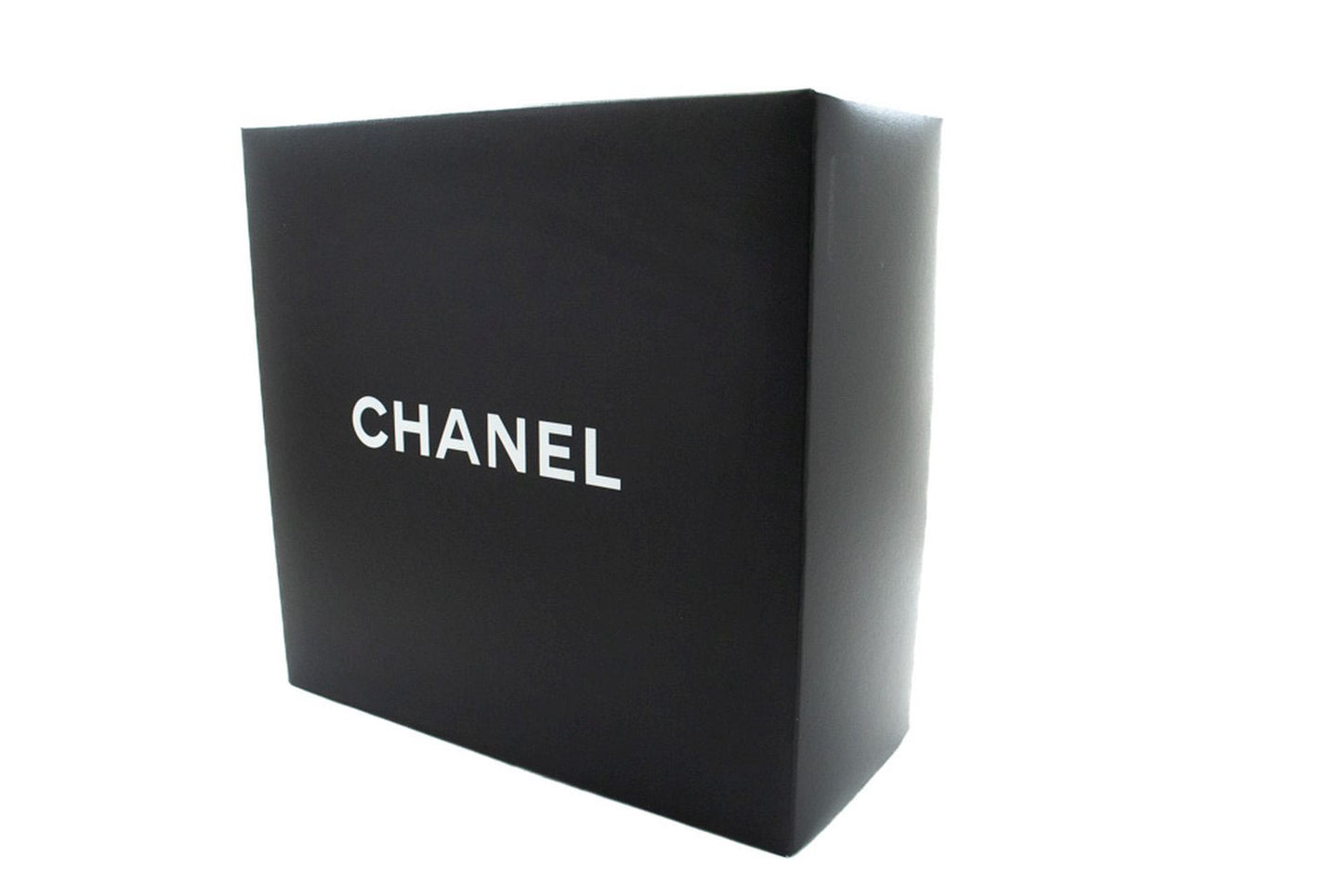CHANEL Classic Double Flap Square Chain Shoulder Bag Black Lamb ad1 hannari-shop