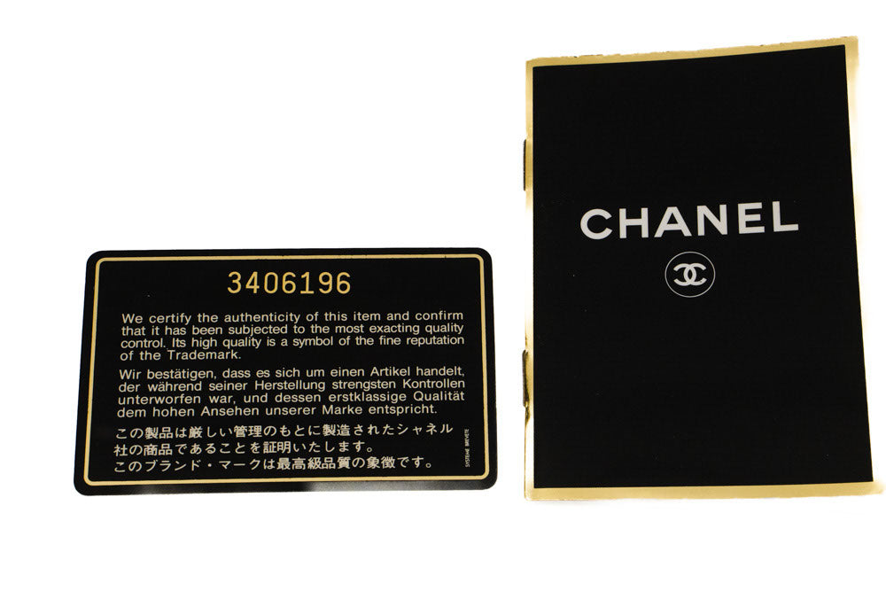 CHANEL Mini Square Small Chain Shoulder Bag Crossbody Black Lamb af1 hannari-shop