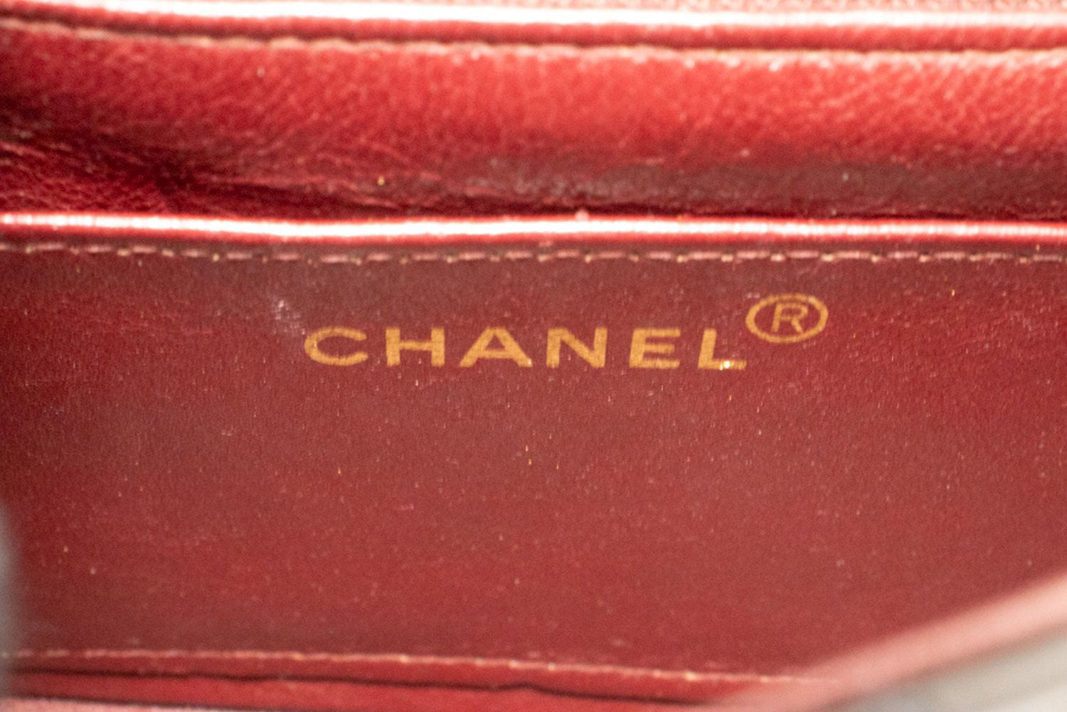 CHANEL Mini Square Small Chain Shoulder Bag Crossbody Black Lamb af1 hannari-shop