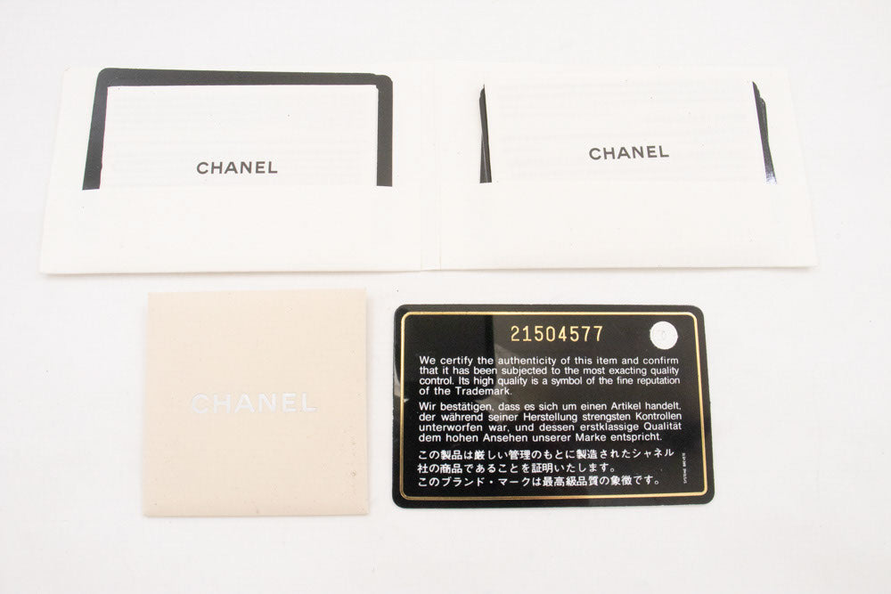 CHANEL Grained Calfskin Wallet On Chain WOC Black Shoulder Bag af8 hannari-shop