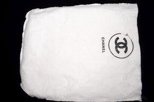 CHANEL Lille Kæde Skuldertaske Clutch Sort Quiltet Flap Lammeskind L81