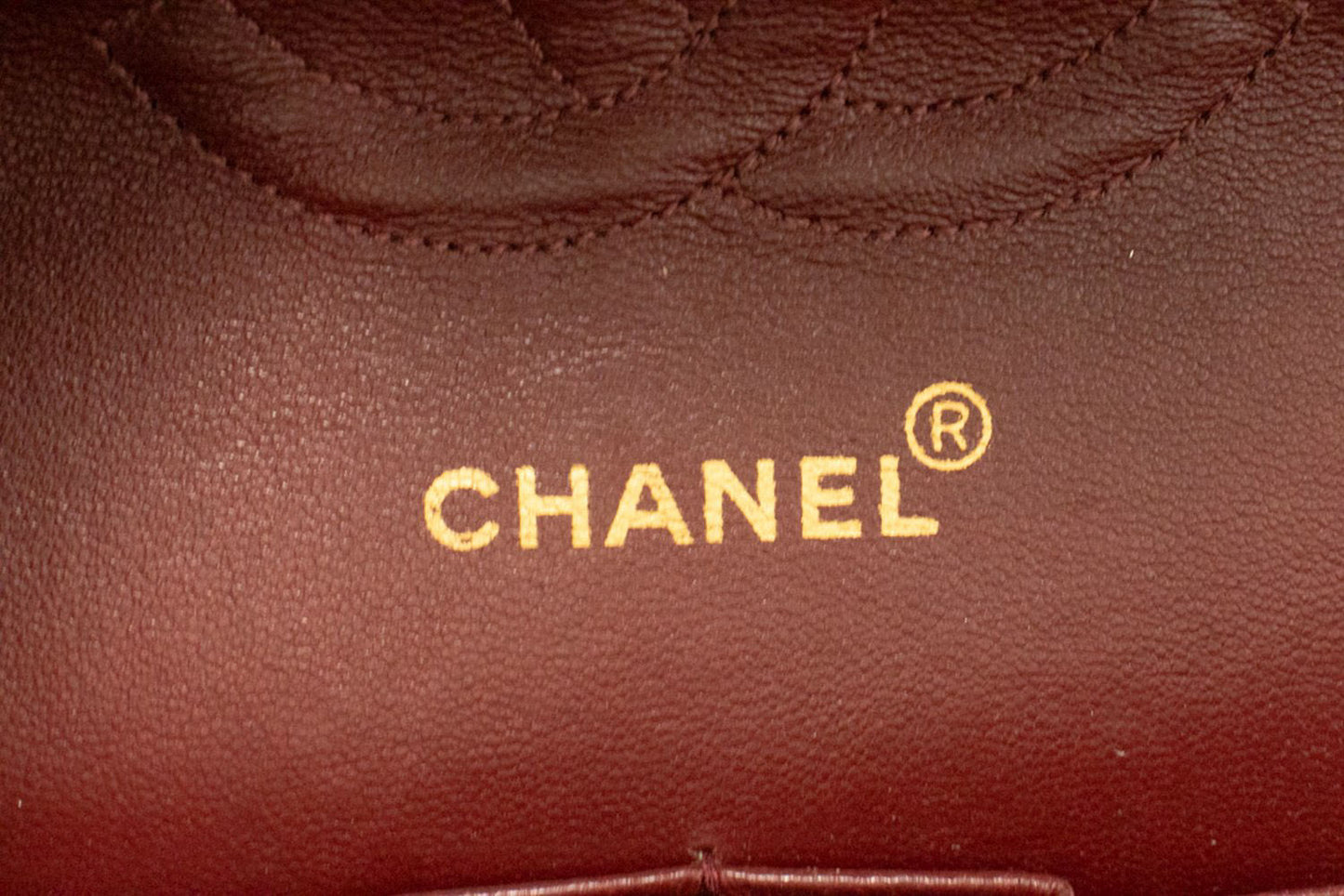 CHANEL Classic Double Flap 10" Chain Shoulder Bag Black Lambskin ag1 hannari-shop