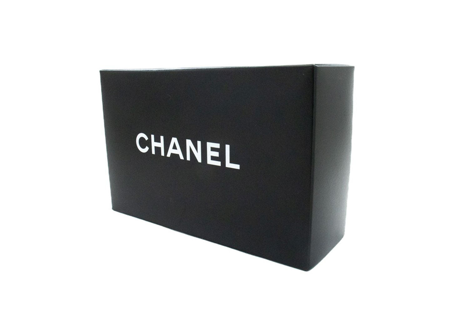 CHANEL Mini Square Small Chain Shoulder Bag Crossbody Black Lamb af9 hannari-shop